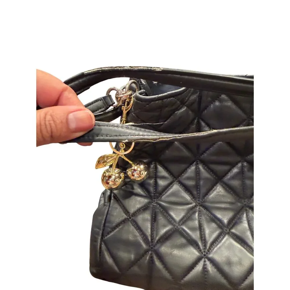 COACH Purse #F36696 Phoebe Shoulder Bag Black Quilted Leather. Retail: $525